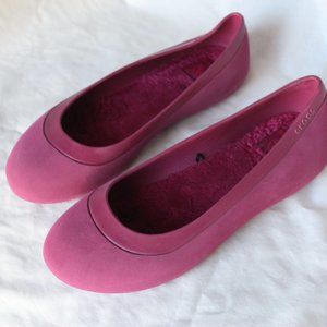 Crocs Wooly Lining Ballet Flats